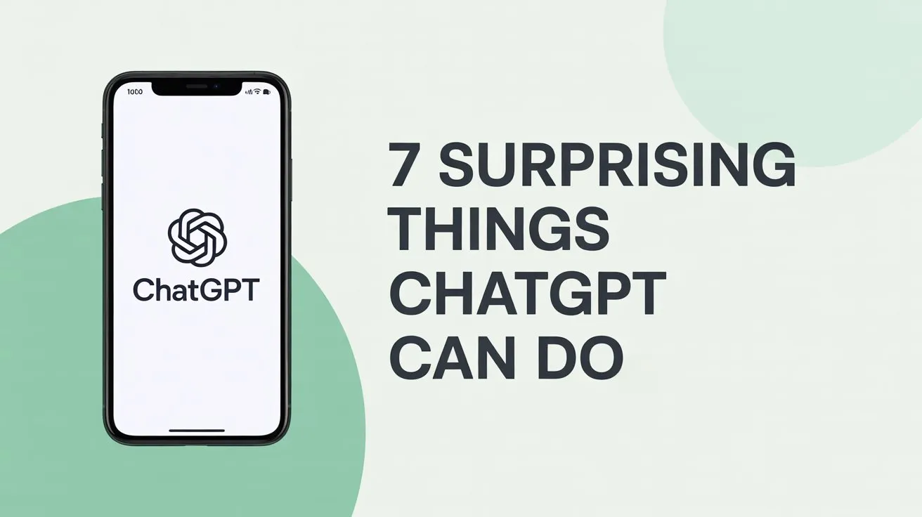 chatgpt가 할 수있는 놀라운 7 가지